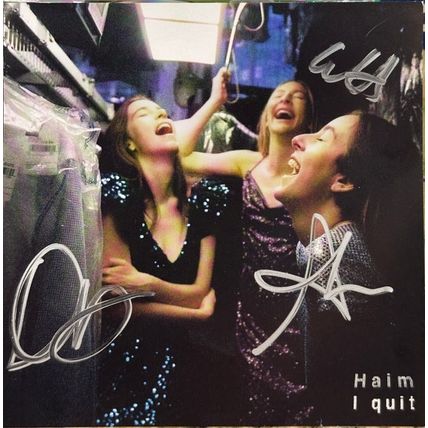 HAIM - I Quit - CD SIGNED INSERT In Hand SEALED NEW MINT