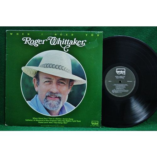 Roger Whittaker - When I Need You - BTM 4003 - NM