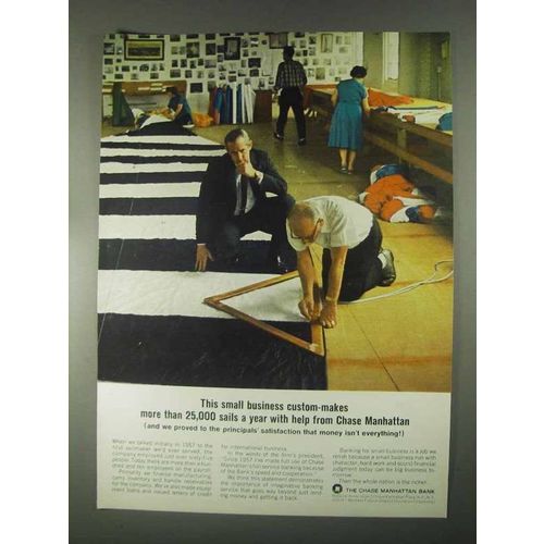 1967 Chase Manhattan Bank Ad - Custom-Makes Sails
