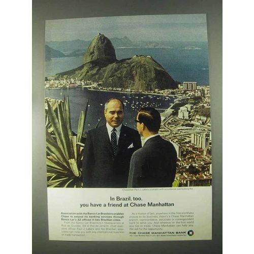 1967 Chase Manhattan Bank Ad - In Brazil, Too