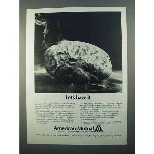 1968 American Mutual Ad - Let's Have It