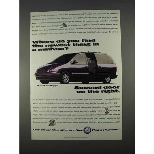 1996 Plymouth Grand Voyager Ad - Second Door on Right