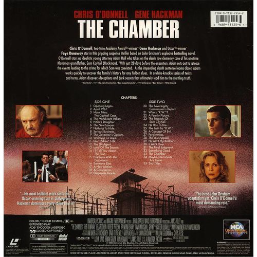 CHAMBER LTBX FAYE DUNAWAY LASERDISC RARE