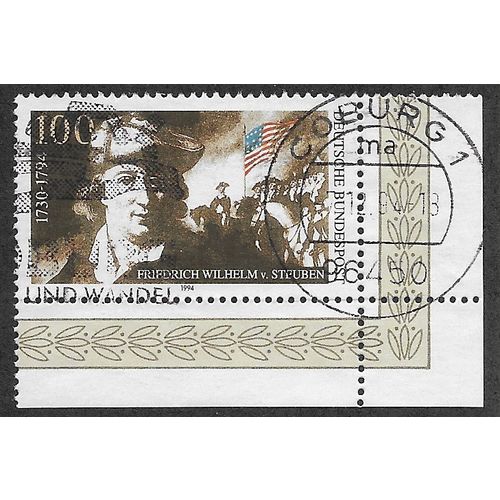 GER 1994 100pf 'FRIEDRICH WILHELM VON STEUBEN' FINE USED (EBID60-504)