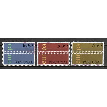 Portugal Europa Cept 1971 gestempeld