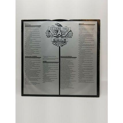 Jethro Tull War Child LP 12" Vinyl 33rpm Record Album (P7)