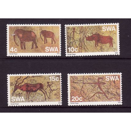 SOUTH AFRICA 1976 WILDLIFE PAINTINGS SG 282 / 285 SET 4 VALS U/M MINT#2