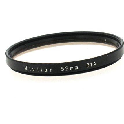 Vivitar 52mm 81A Filter