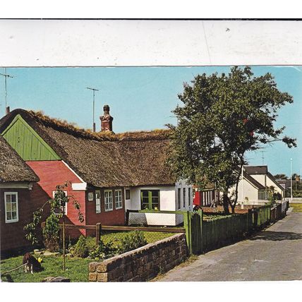 Nordby Fano Denmark Postcard posted 1979 crease