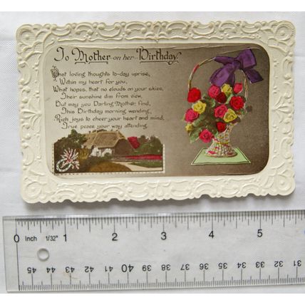 vintage postcard To Mother on her Birthday