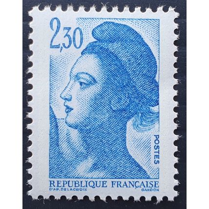 FRANCE: 1982 Liberty 2f.30 blue: SG2468 MNH