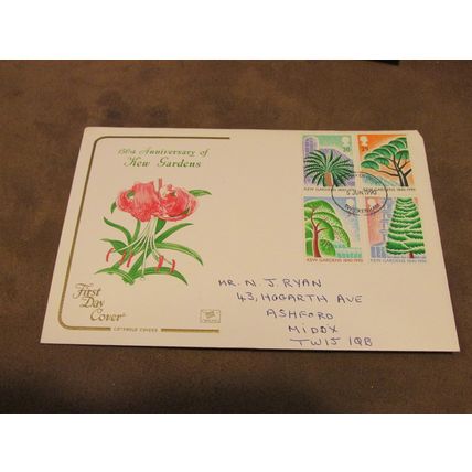 Cotswold 1990 GB FDC Cover - Kew Gardens, Richmond Anniversary - Horticulture
