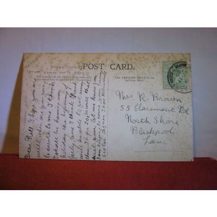 SIGNALLING, ROYAL NAVY no 30 used antique postcard 'Kelkel' series 1909 pm #