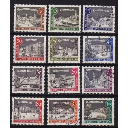 GERMANY BERLIN [1962] MiNr 0218-29 ( O/used ) Architektur