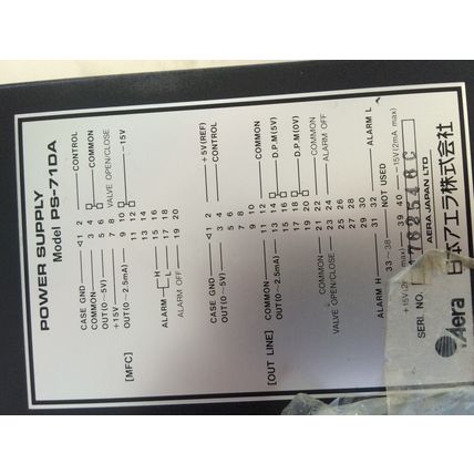 NEW AERA PS-71DA POWER SUPPLY ,ED,BC