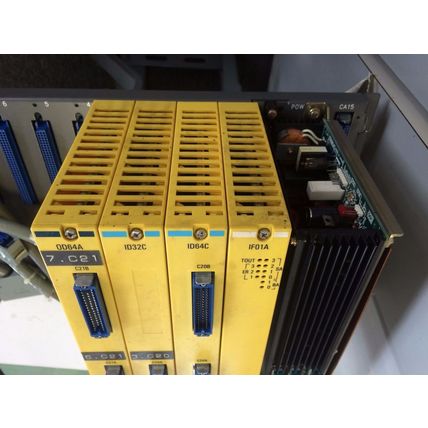 FANUC A03B-0801-C141 CNC RACK, A03B-0801-C009, OD64A ,ID32C,ID64C,IF01A,CR