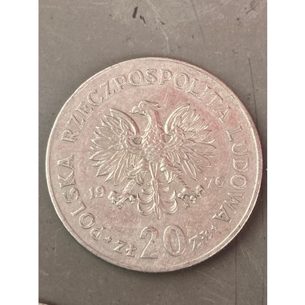 Umlaufmünze Polen 20 Zloty 1976 MW