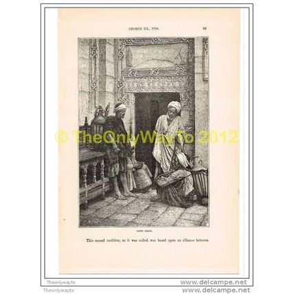 CAIRO ARABS, EGYPT, Illustration, c1870
