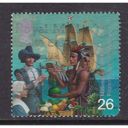 GB 1999 Pilgrim Fathers 26p Fine Used SG 2085 VGC