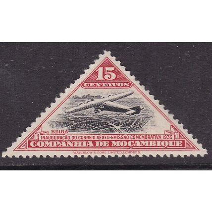 Mozambique Company 1935 Armstrong Whitworth Airliner 15c Mint Hung SG 263 VGC