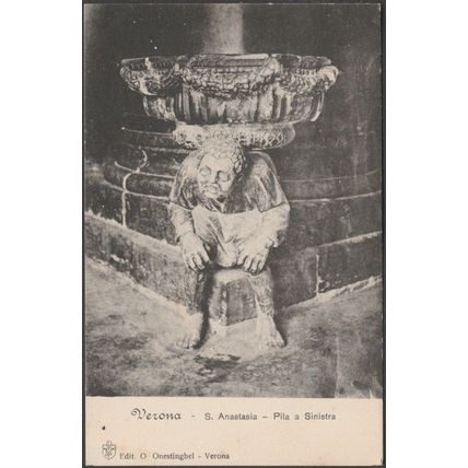 Pila a Sinistra, Sant'Anastasia, Verona, c.1905 - Onestinghel Cartolina