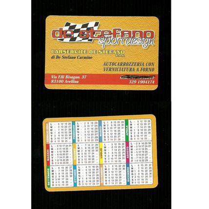 Calendarietto Pubblicitario 2004 - De Stefano Sport Designer