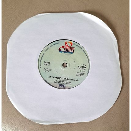 Barry White : Let The Music Play : 45 rpm single