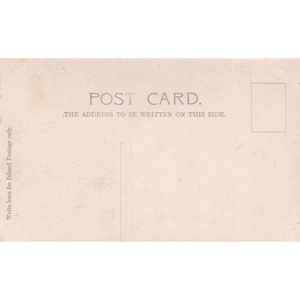 B651 BELVOIR CASTLE . PRINTED POSTCARD