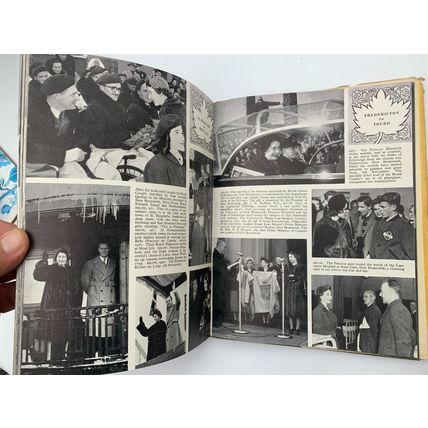 c1951 "THE ROYAL CANADIAN TOUR" QUEEN ELIZABETH II PICTORIAL HARDBACK BOOK (P3)