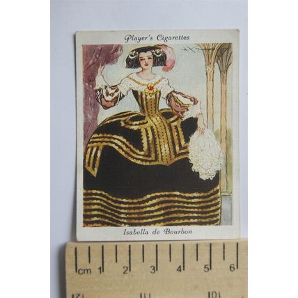 1937 John Player Famous Beauties No. 12 Isabella de Boubon