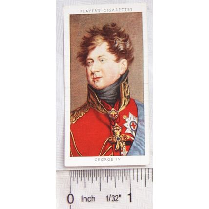1936 Players Kings & Queens of England No. 42 George IV