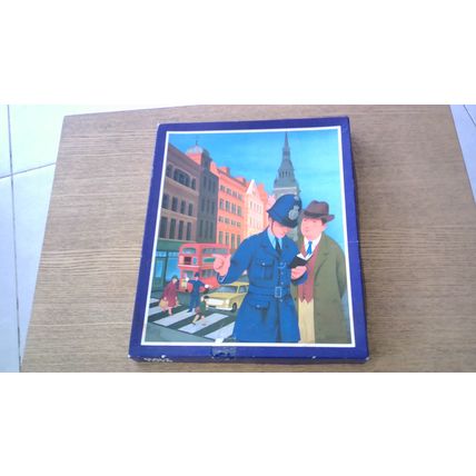 PEOPLE WHO WORK FOR US: POLICEMAN Wooden Jigsaw Puzzle (35 Pieces) Galt Toys