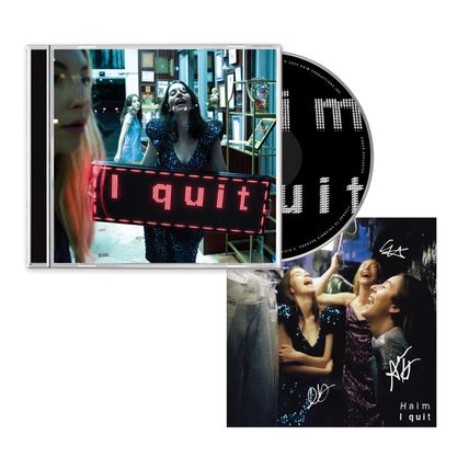 HAIM - I Quit - CD SIGNED INSERT In Hand SEALED NEW MINT