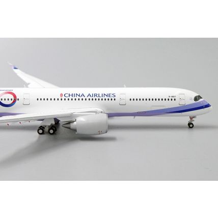A350 CHINA AIRLINES 60TH ANV FLAP DOWN REG:B-18917 ANTENNA JCWINGS XX4168A 1/400