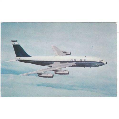 El Al Boeing B720B Aircraft Postcard (A22166)