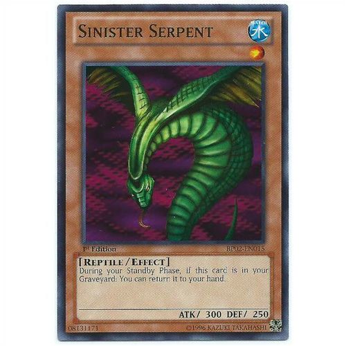 YuGiOh War of the Giants - BP02-EN015 - Sinister Serpent - 1st Edition