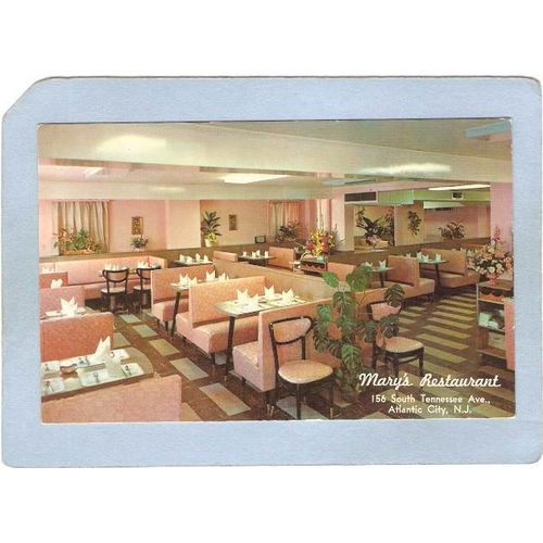 New Jersey Atlantic City Mary's Restaurant 156 S Tennessee Ave ~3094
