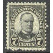 639 7c William McKinley Barely Clears MNH Q1701