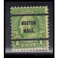 Used 632 1c Benjamin Franklin Average PreCnx KA8348
