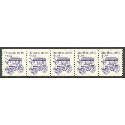 2225b 1c Omnibus Very Fine MNH Dry Gum PNC 3/5 B0290