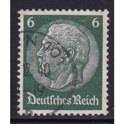GERMANY 1933 3RD REICH HINDENBURG 6pf USED SG497B #3