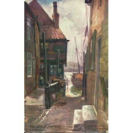 Yorkshire WHITBY Tin Ghaut Tuck Oilette Postcard (8501)