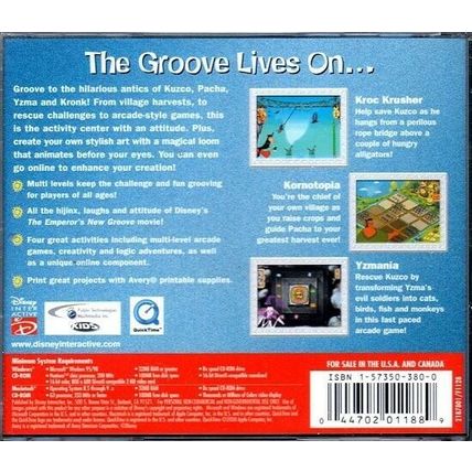 The Emperor's New Groove: Groove Center (PC/MAC-CD, 2001) Ages 4-6 - NEW in JC