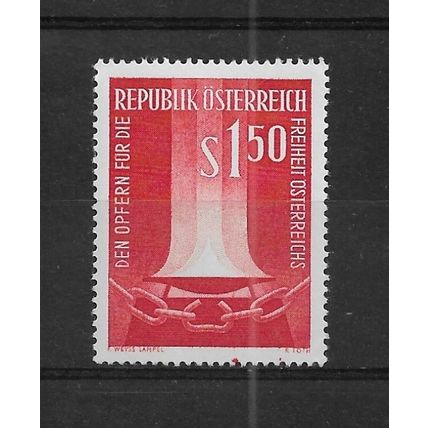 Austria.Austrian Freedom Martyrs' Commemoration stamp.Unused.Aug22
