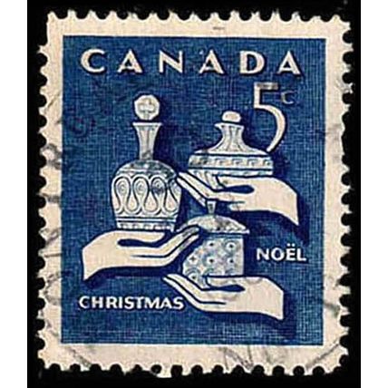 Canada 1965 Christmas 5c Used Stamp