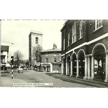 Buckinghamshire HIGH WYCOMBE All Saints Church Postcard (27625)