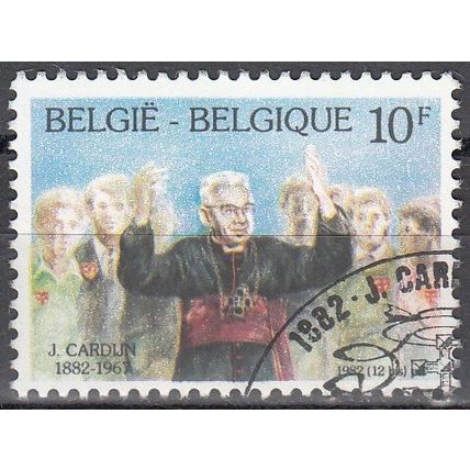 Belgique 1982 Michel 2120 O Cote (2008) 0.30 € Cardinal Joseph Cardijn