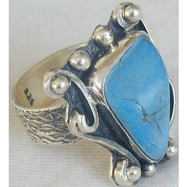 Turquoise press ring SR65