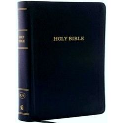 Kjv, Reference Bible, Personal Size Giant Print, Bonded Leather, Black, Indexed,