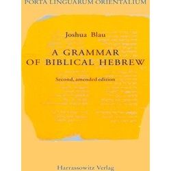 A Grammar of Biblical Hebrew